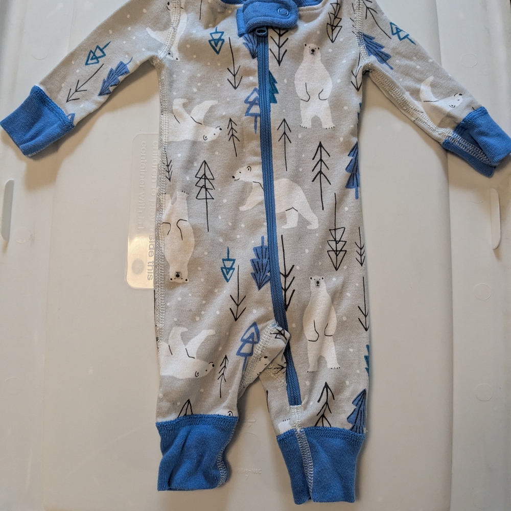 ⭐$7 WHEN BUNDLED⭐Polar Bear Print Kids One Piece